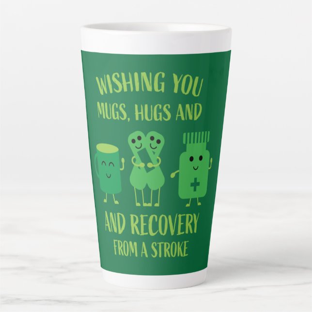 Stroke Recovery Get Well Soon Gifts Large Coffee M Latte Mug (Front)