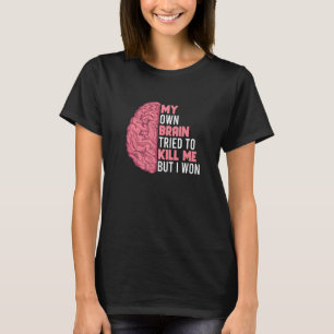 Stroke Survivor Stroke Awareness Rehab Stroke Warr T-Shirt