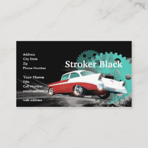 Stroker Black Business Card