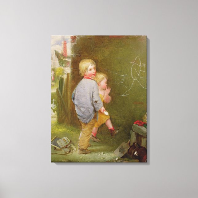 Strokes of Genius Canvas Print (Front)