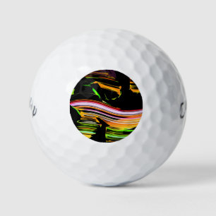 Strokes of lines golf balls