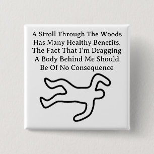 Stroll Through Woods Button