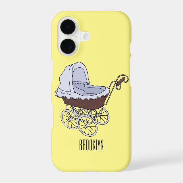 Stroller cartoon illustration  (Back)
