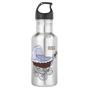 Stroller cartoon illustration  532 ml water bottle