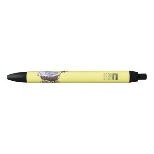 Stroller cartoon illustration black ink pen