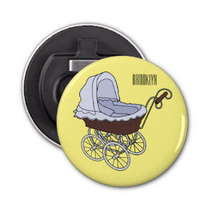 Stroller cartoon illustration bottle opener