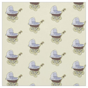 Stroller cartoon illustration fabric
