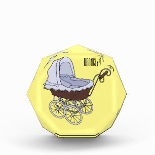 Stroller cartoon illustration photo block