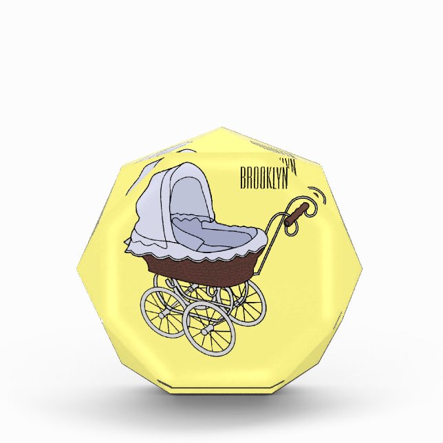 Stroller cartoon illustration  photo block (Front)