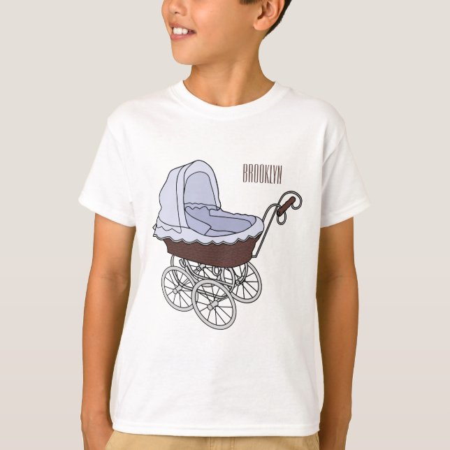 Stroller cartoon illustration  T-Shirt (Front)