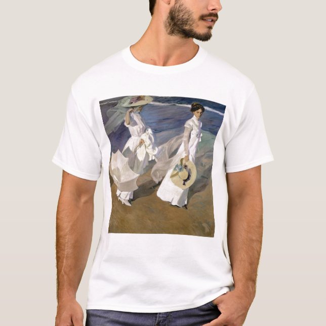 Strolling along the Seashore, 1909 T-Shirt (Front)