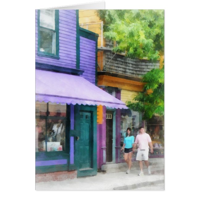 Strolling Down Thames Street Newport RI (Front)