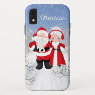 Strolling Santa Mrs. Claus Case-Mate iPhone Case