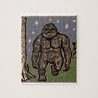Strolling Sasquatch Jigsaw Puzzle