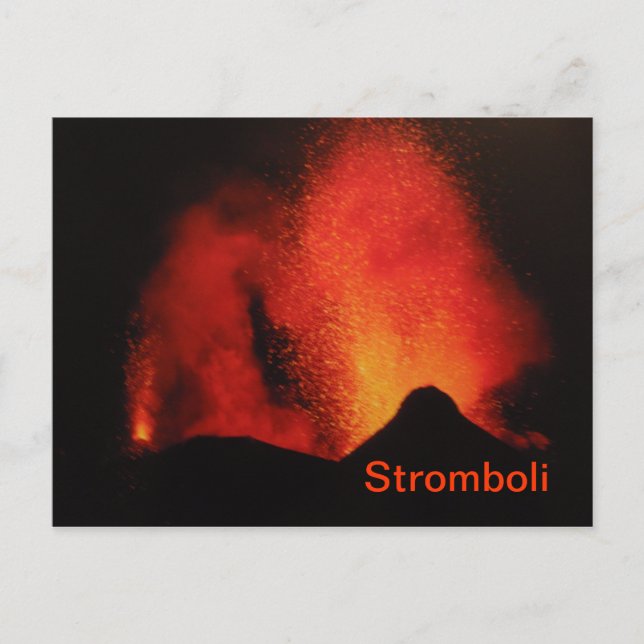 Stromboli postcard (Front)