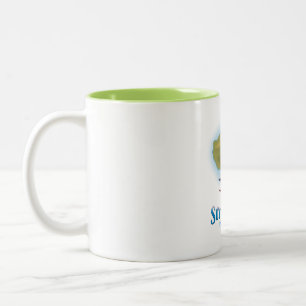 Stromboli, Tyrrhenian Sea, Sicily Two-Tone Coffee Mug