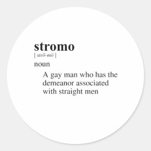 STROMO CLASSIC ROUND STICKER