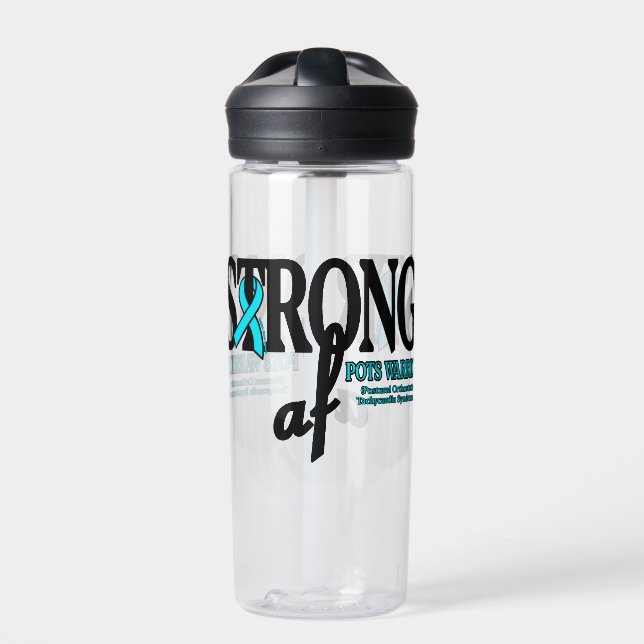 STRONG af...POTS Water Bottle (Front)