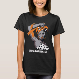 Strong Afro Mum Crps Awareness T-Shirt