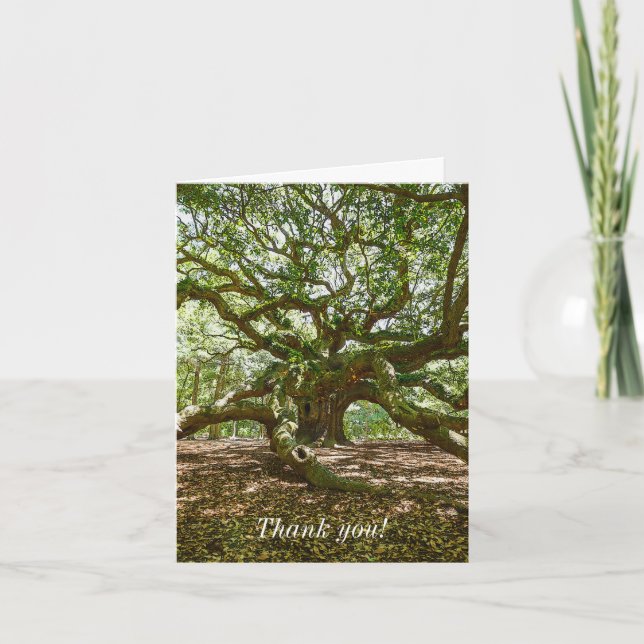 Strong And Bold Thank You Card (Front)