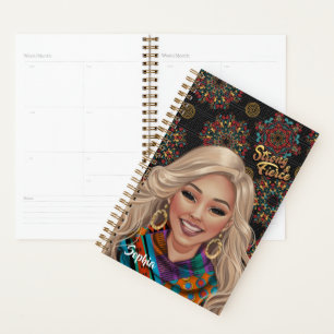 Strong and Fierce Woman Personalised Planner