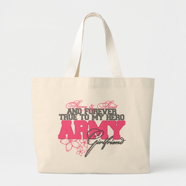 Strong and Sweet Large Tote Bag (Front)