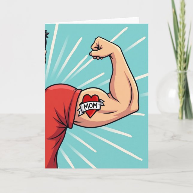 Strong Arm Love Tattoo Card (Front)
