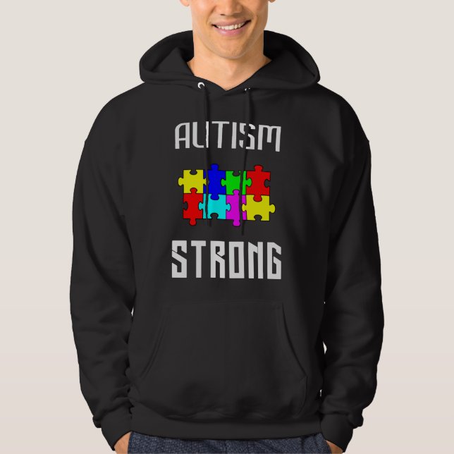 Strong Autism Hoodie (Front)