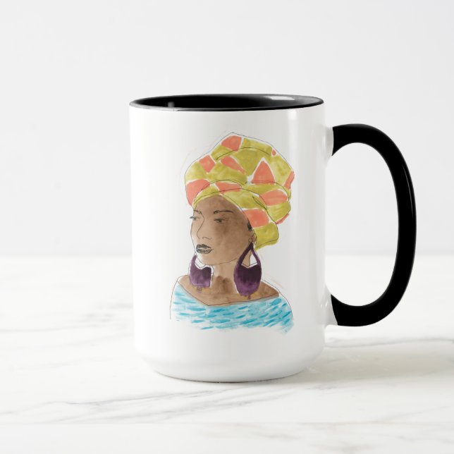 Strong & Beautiful Lady Mug (Right)