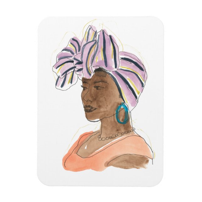 Strong & Beautiful Woman Magnet (Vertical)