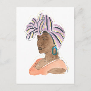 Strong & Beautiful Woman Postcard