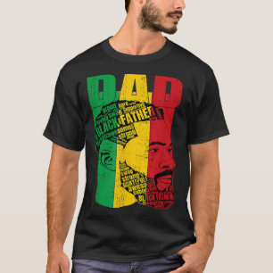 Strong Black Dad King African American T-Shirt