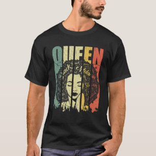 Strong Black I'm A Queen African American Afro BLM T-Shirt