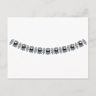 Strong Black Pearls Postcard