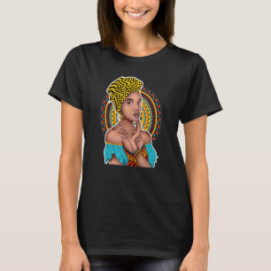 Strong Black Woman  African Woman Black Pride T-Shirt
