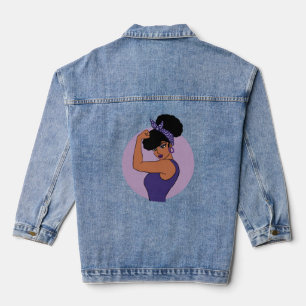 Strong Black Woman Denim Jacket