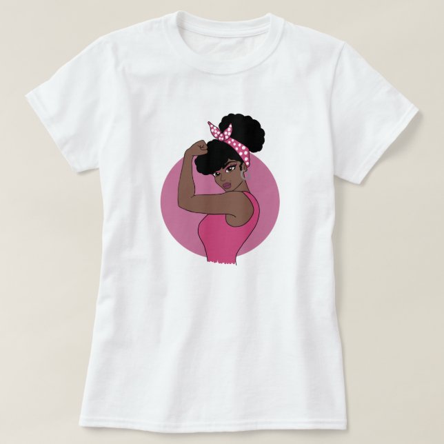 Strong Black Woman T-Shirt (Design Front)