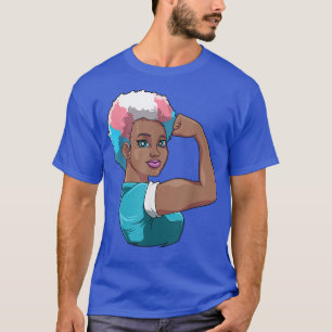 Strong Black Woman Transgender Pride Black History T-Shirt