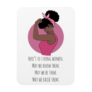 Strong Black Women Photo Magnet