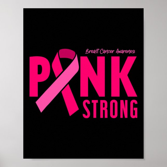Strong Breast Cancer Awareness  Poster (Front)