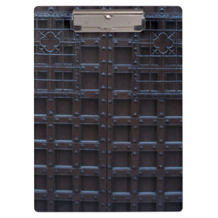 Strong Brown Iron Door Clipboard
