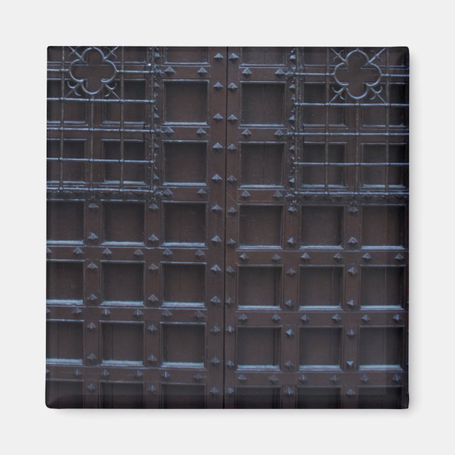 Strong Brown Iron Door Magnet (Front)