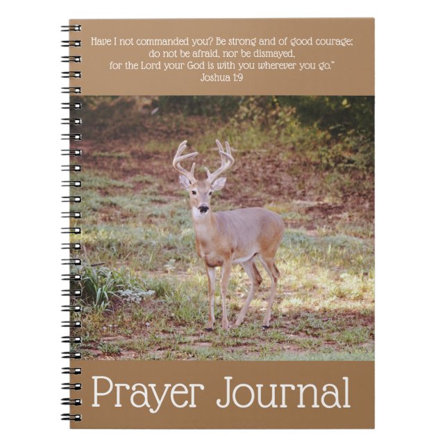 Strong Buck Deer Prayer Journal (Front)