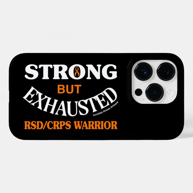STRONG BUT EXHAUSTED...RSD/CRPS Case-Mate iPhone CASE (Back (Horizontal))