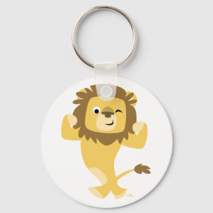 Strong Cartoon Lion keychain