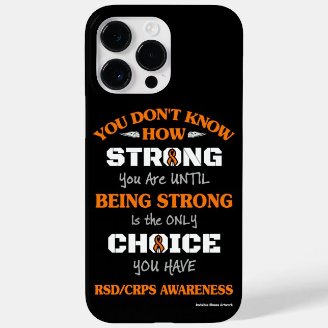 Strong/Choice 2...RSD/CRPS Case-Mate iPhone Case (Back)