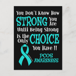 Strong/Choice...PCOS Postcard