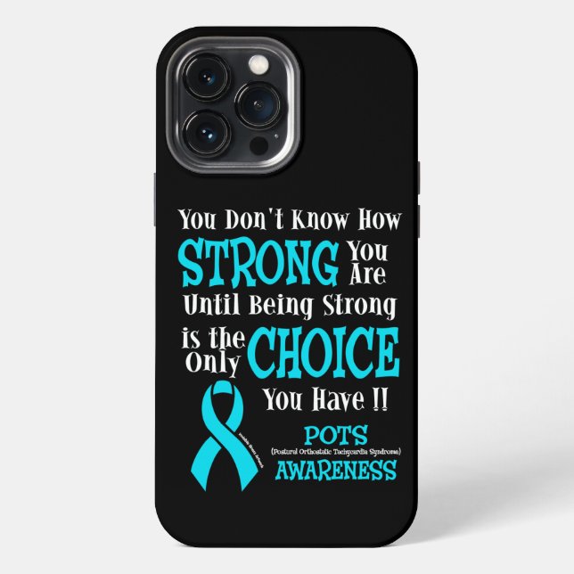 Strong/Choice...POTS iPhone Case (Back)