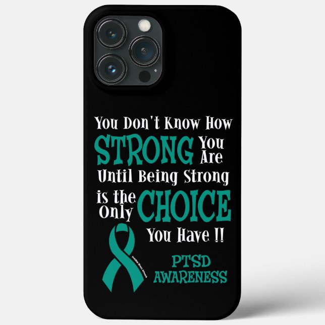 Strong/Choice...PTSD Case-Mate iPhone Case (Back)