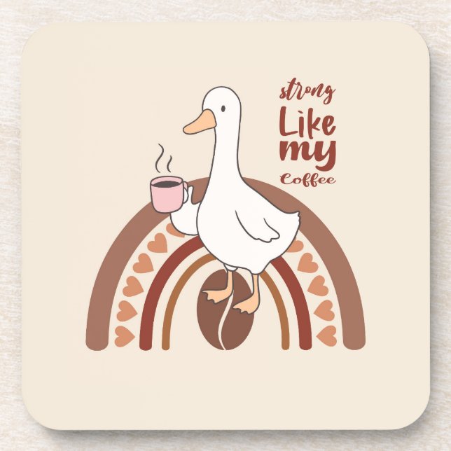 Strong Coffee Coaster (Front)